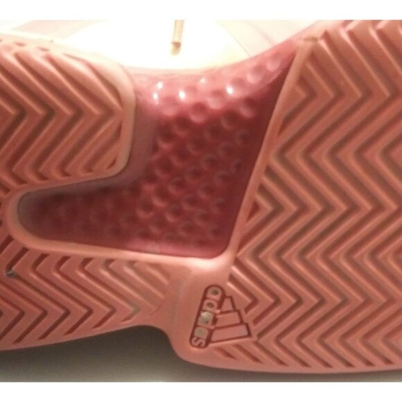 adidas Pink and Cream Athletic Shoes - Picture 8 of 9